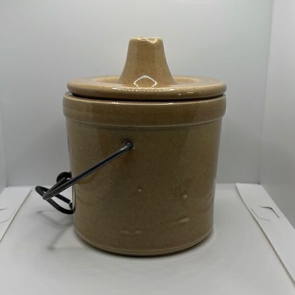 Win Schuler 1985  Collectible Edition Cheese Crock Wire Bale 5 1/2" - Picture 5 of 5